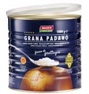 Grana Padano Grated Tin – 6 x 1 kg